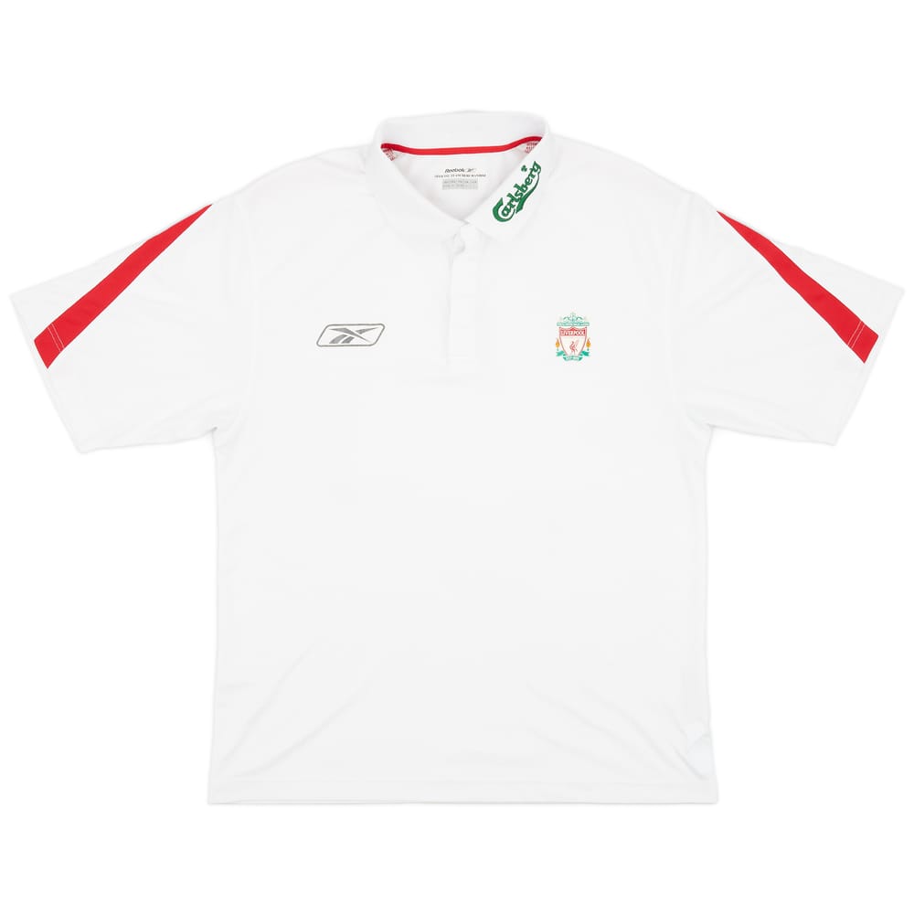2003-04 Liverpool Reebok Polo Shirt - 8/10 - (L)