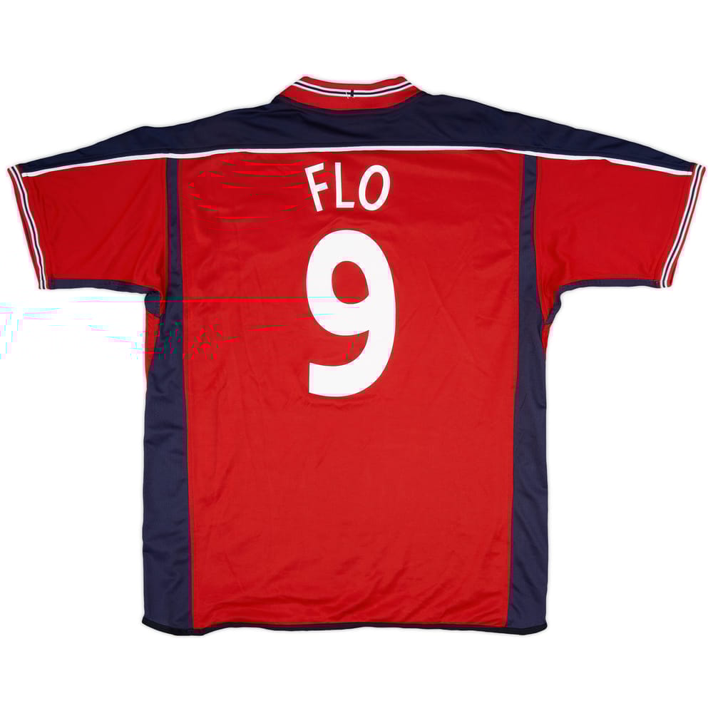 2003-04 Norway Home Shirt Flo #9 (XL)