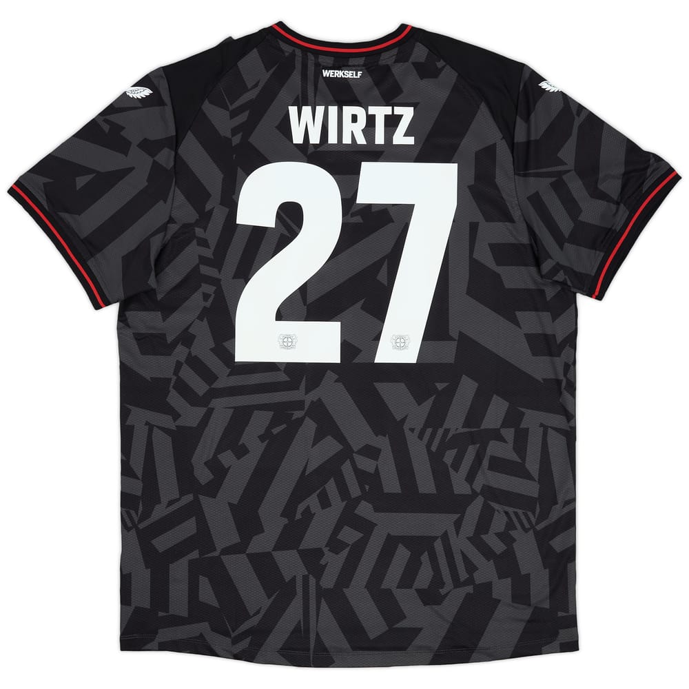 2022-23 Bayer Leverkusen Player Issue Pro Away Shirt Wirtz #27 (XL)