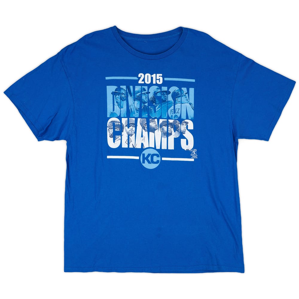 2015 Kansas City Royals Division Champs Tee - 8/10 - (L)