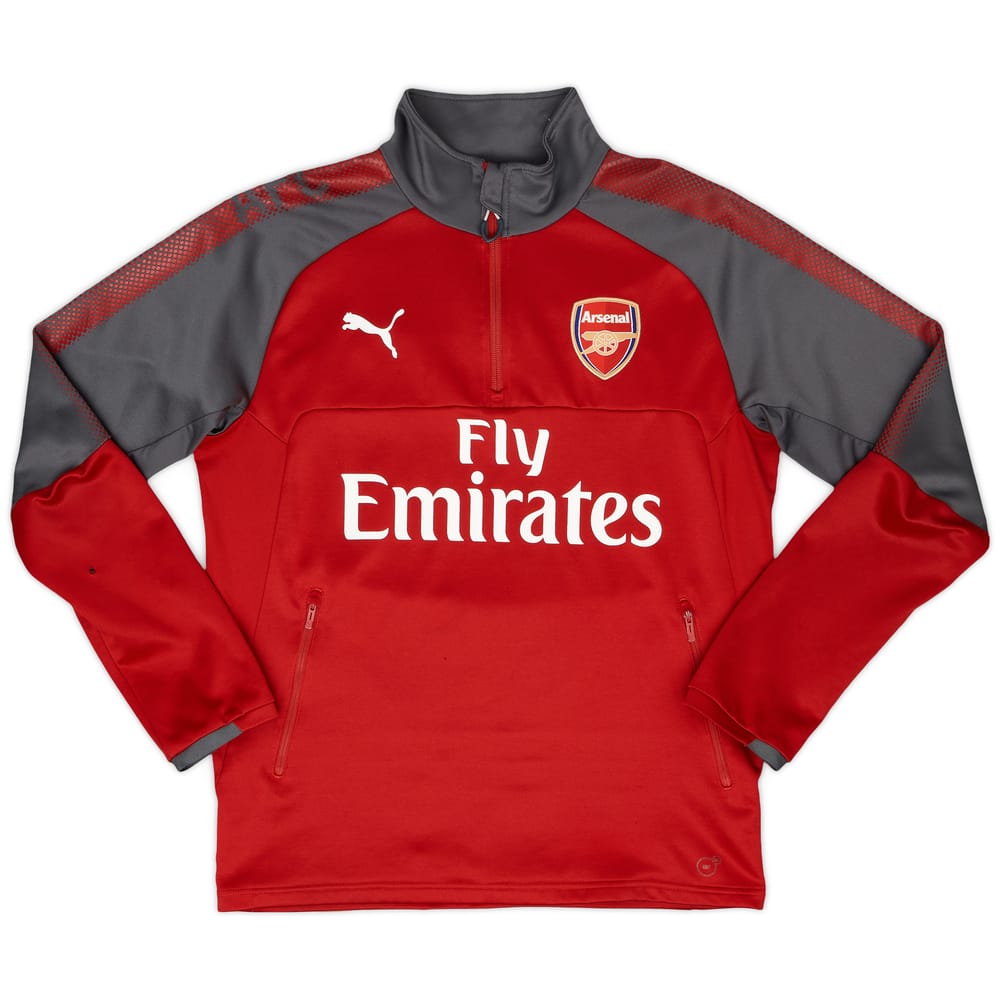 2017-18 Arsenal Puma 1/4 Zip Training Top - 8/10 - (M)