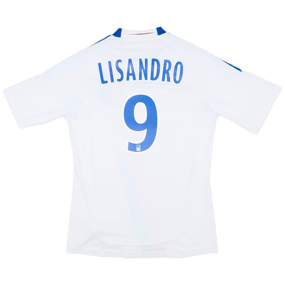 2010-11 Lyon Home Shirt Lisandro #9 - 7/10 - (S)