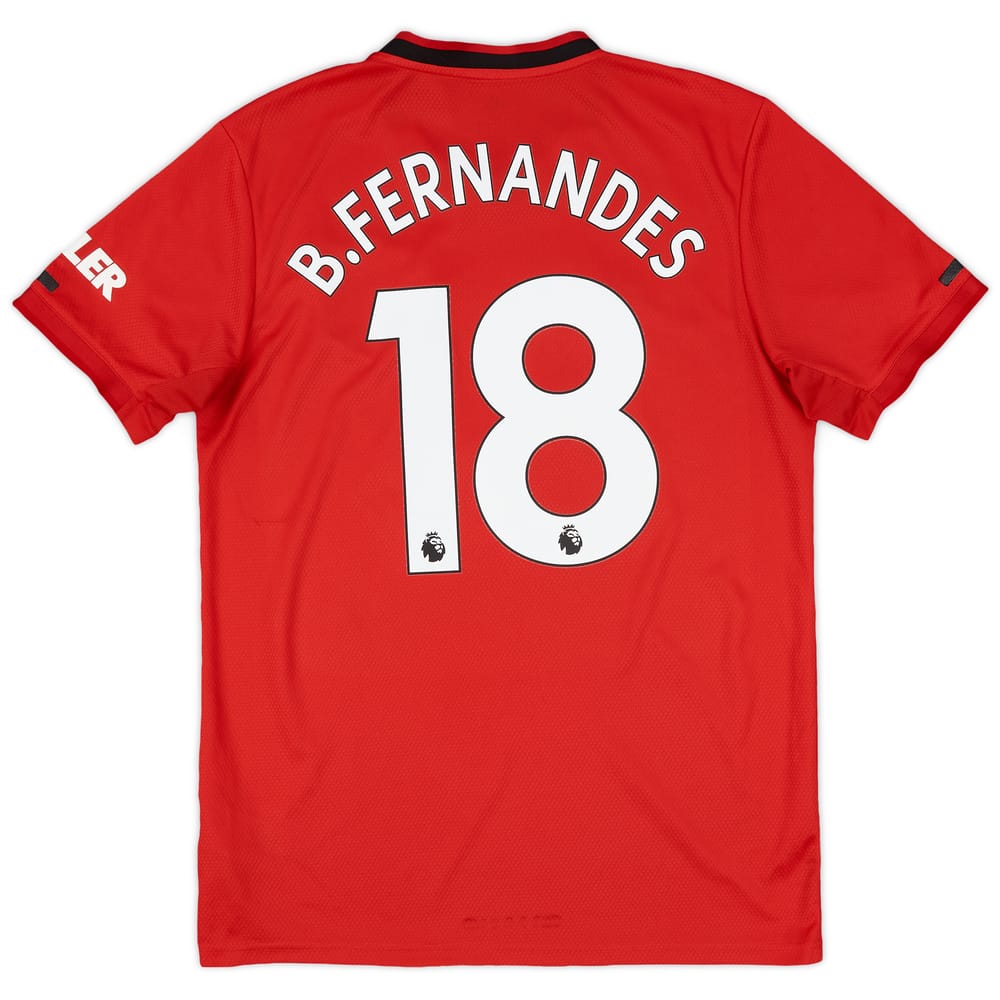 2019-20 Manchester United Home Shirt B.Fernandes #18 - 5/10 - (M)