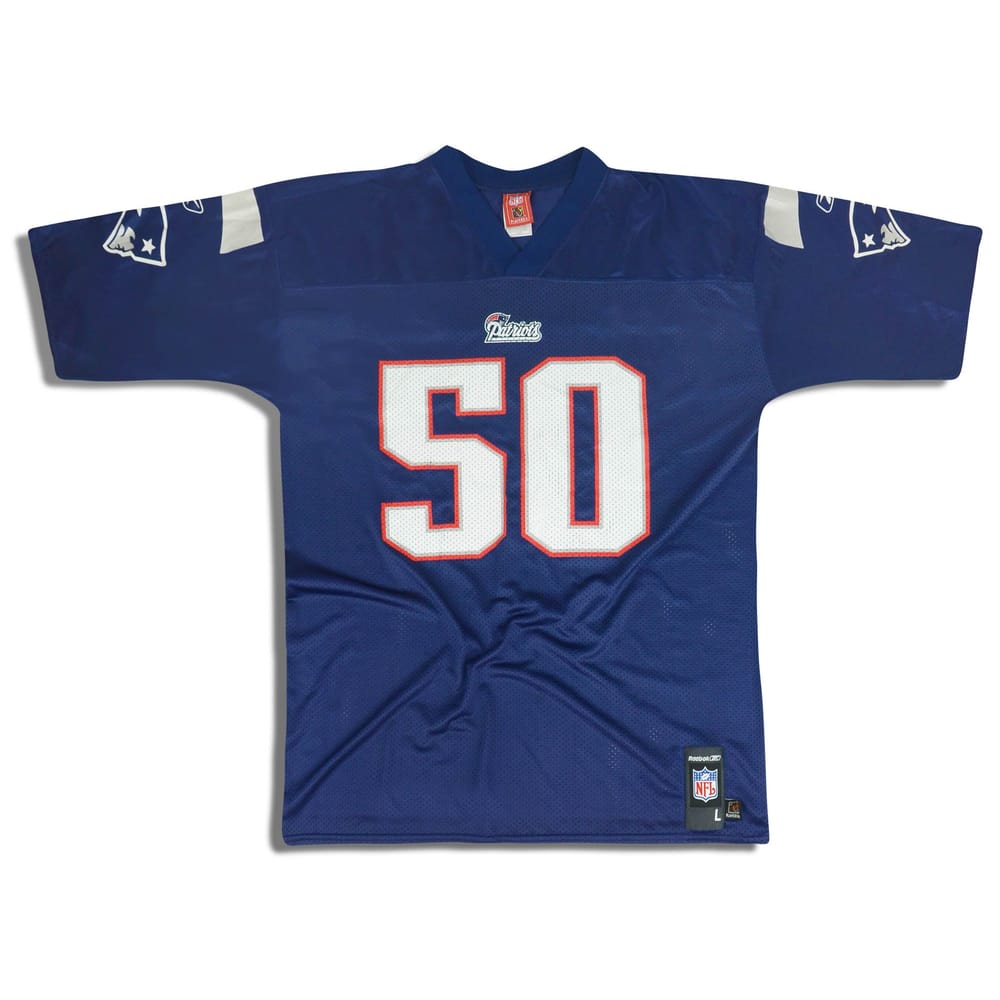 2005-06 New England Patriots Vrabel #50 Reebok Replica Jersey (Home) L