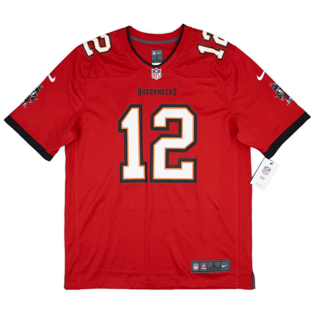 2020-22 Tampa Bay Buccaneers Brady #12 Nike Game Home Jersey (L)