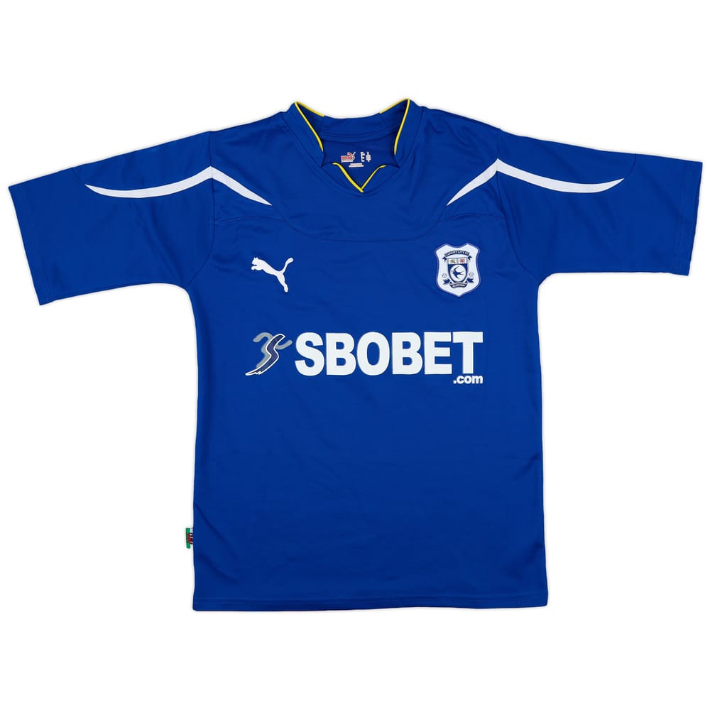 2010-11 Cardiff Home Shirt - 9/10 - (M)