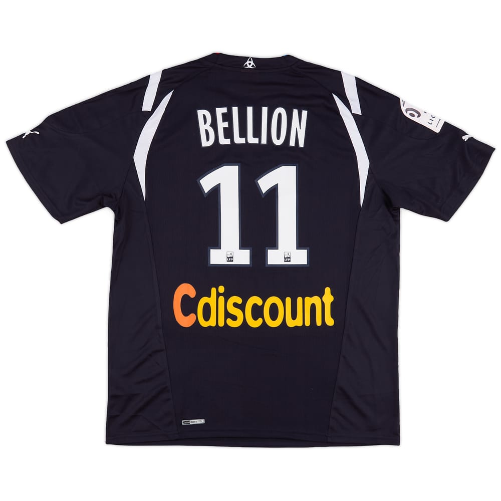 2010-11 Bordeaux Match Issue Home Shirt Bellion #11