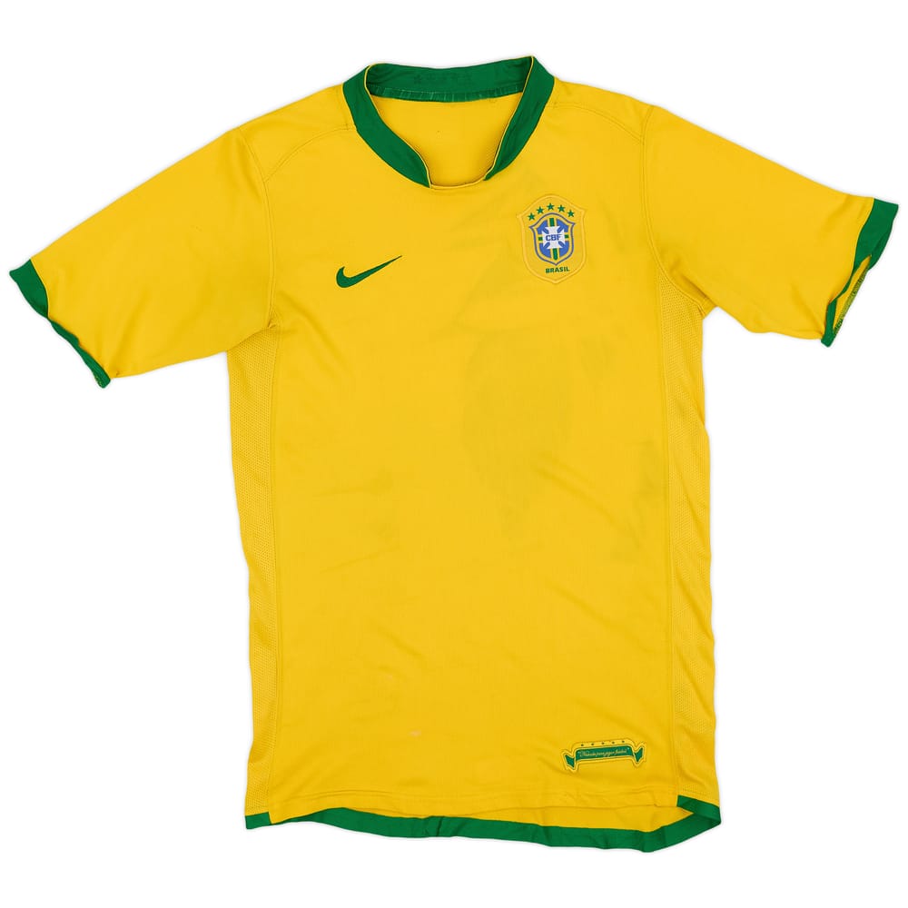 2006-08 Brazil Home Shirt - 4/10 - (L)