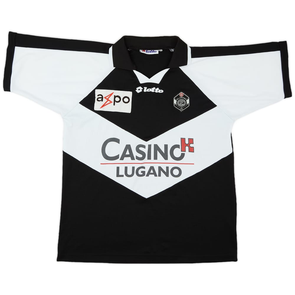 1997-98 FC Lugano Home Shirt - 8/10 - (M/L)
