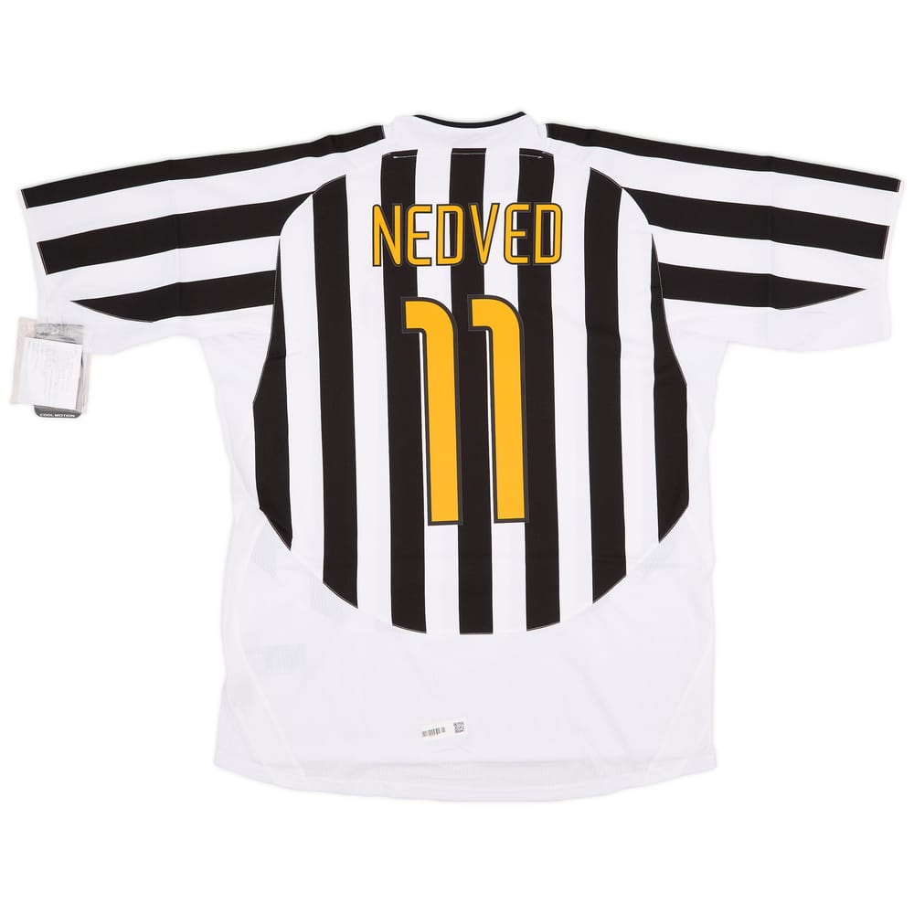 2003-04 Juventus Home Shirt Nedved #11 (XL)