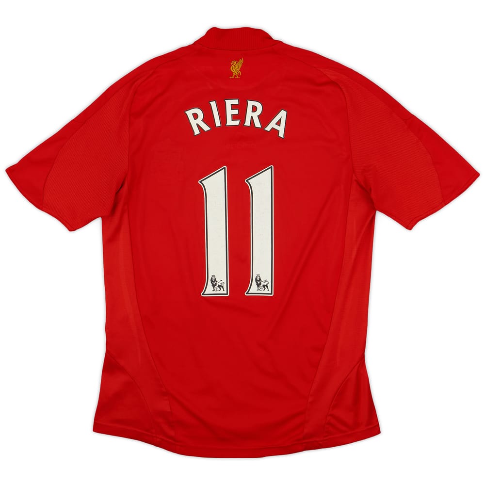 2008-10 Liverpool Home Shirt Riera #11 - 6/10 - (S)