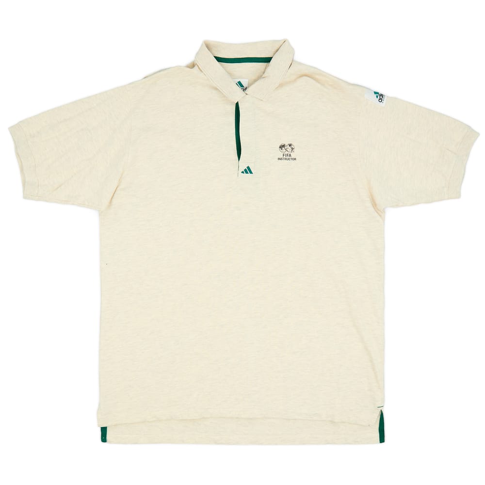 1990s adidas FIFA Instructor Polo Shirt - 9/10 - (XL)
