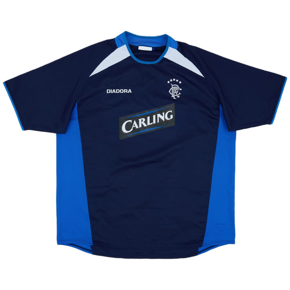 2004-05 Rangers Diadora Training Shirt - 9/10 - (XXL)
