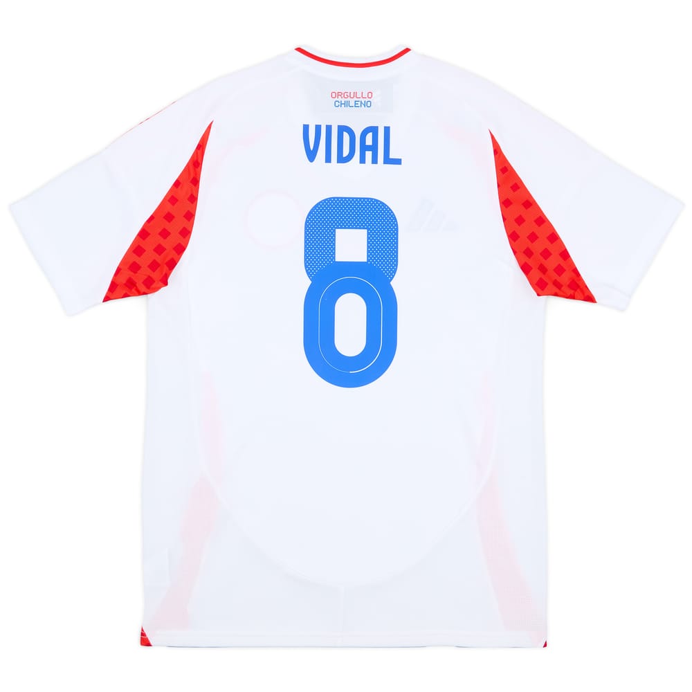 2024-25 Chile Away Shirt Vidal #8