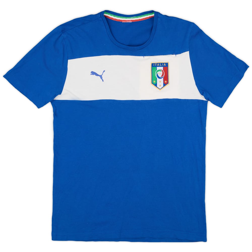 2011-12 Italy Puma Cotton Tee - 8/10 - (XL.Boys)