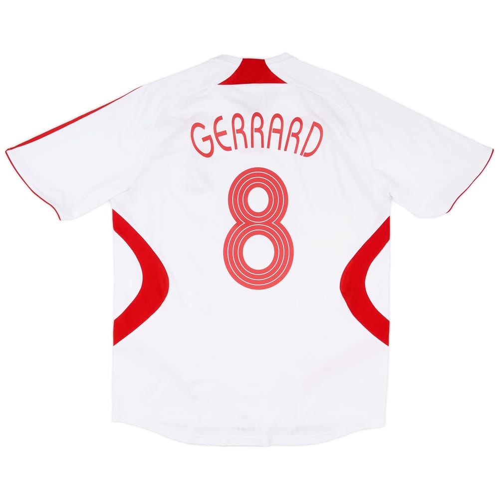 2007-08 Liverpool Away Shirt Gerrard #8 - 4/10 - (L)