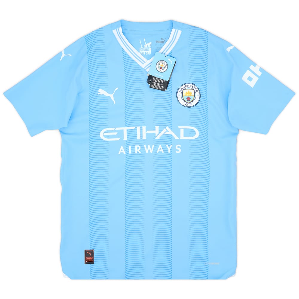 2023-24 Manchester City Player Issue Home Shirt - (S)