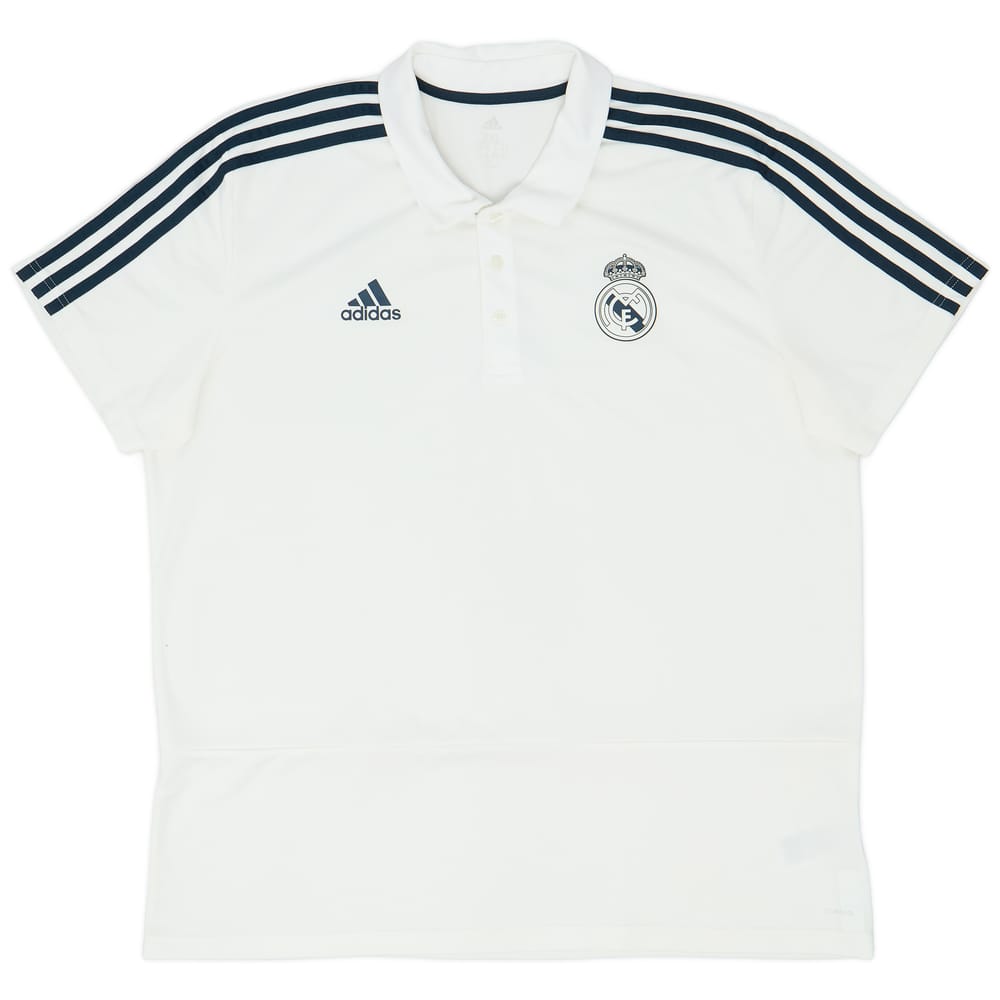 2018-19 Real Madrid adidas Polo Shirt - 9/10 - (XXL)