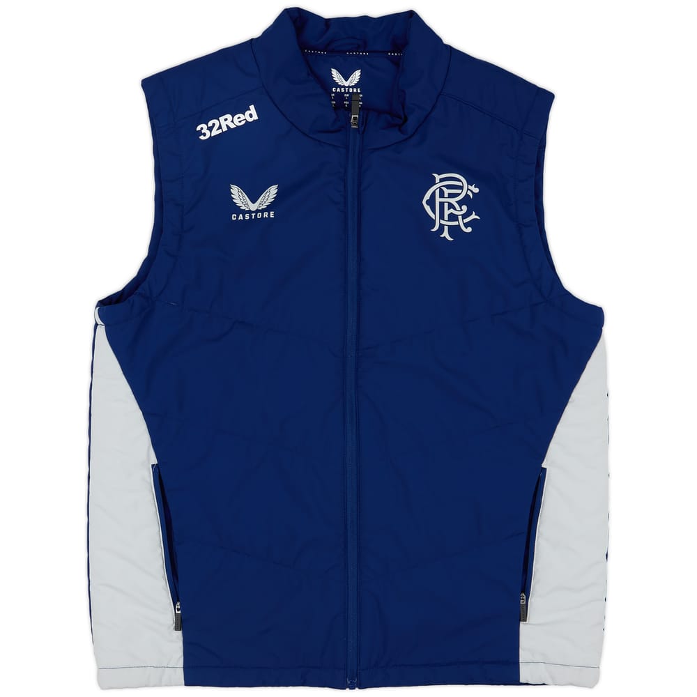 2023-24 Rangers Castore Training Gilet - 9/10