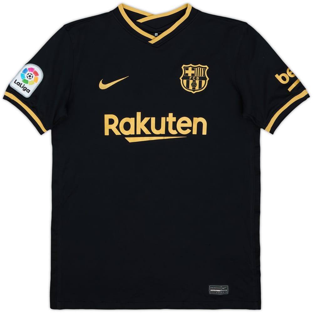 2020-21 Barcelona Away Shirt - 9/10 - (L.Boys)