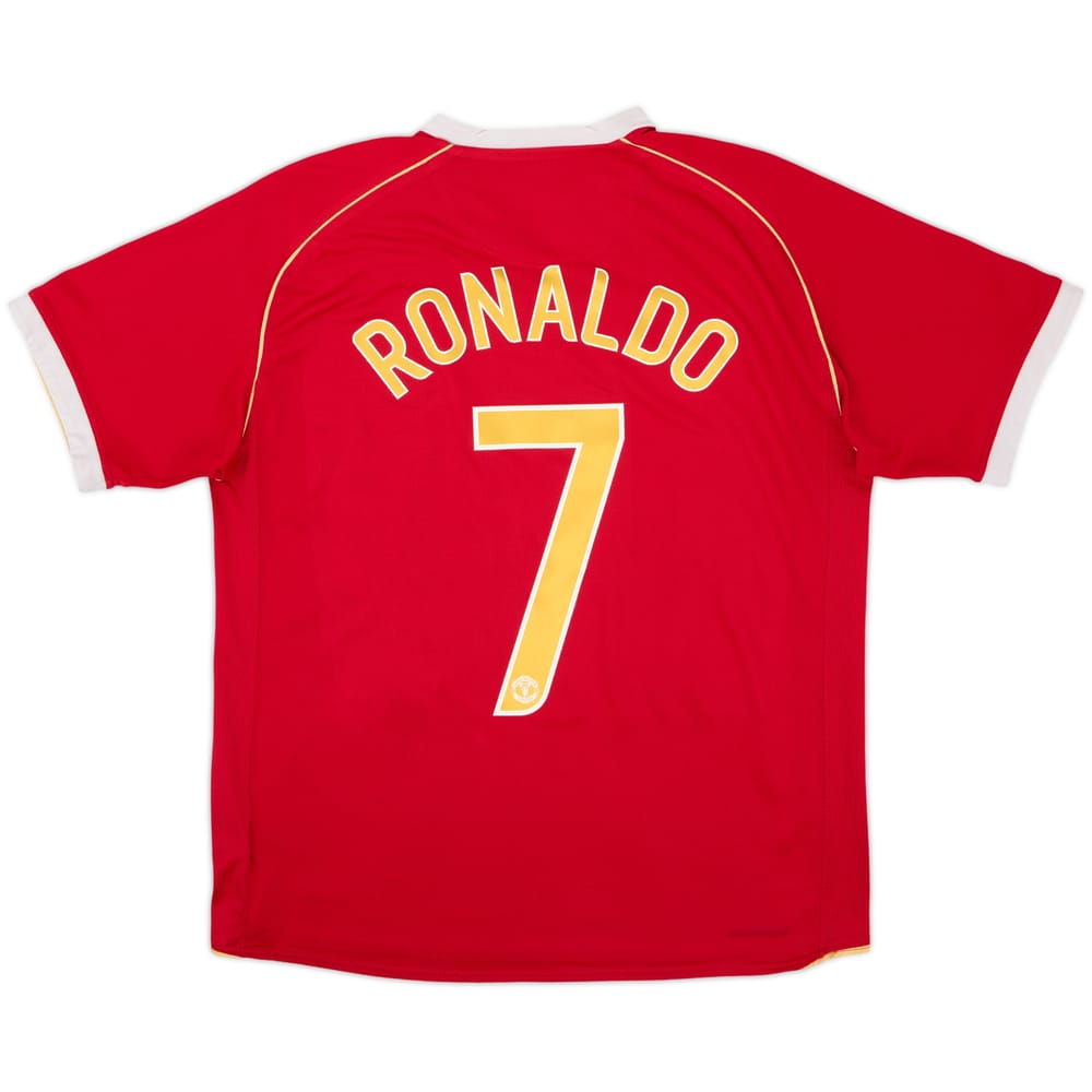 2006-07 Manchester United Home Shirt Ronaldo #7 - 6/10 - (L)