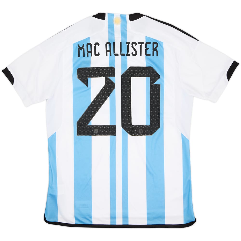 2022-23 Argentina Home Shirt Mac Allister #20 (L)