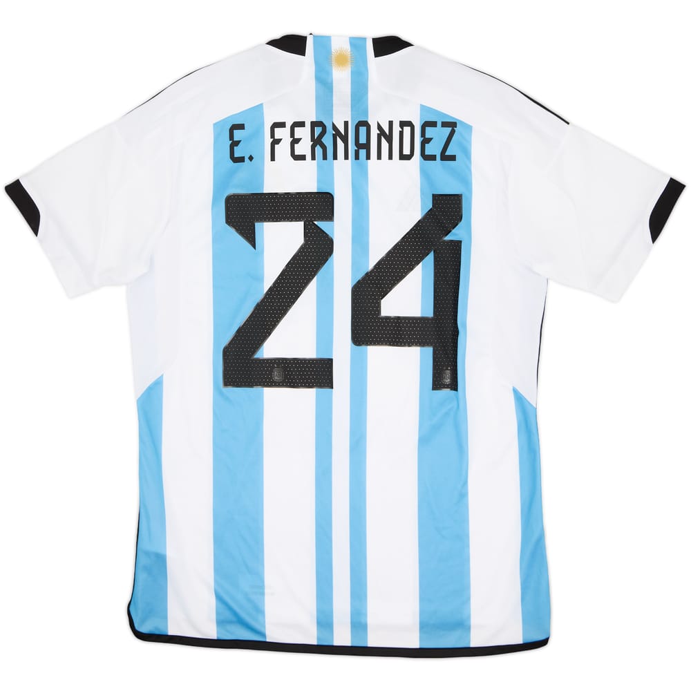 2022-23 Argentina Home Shirt E.Fernandez #24 (L)