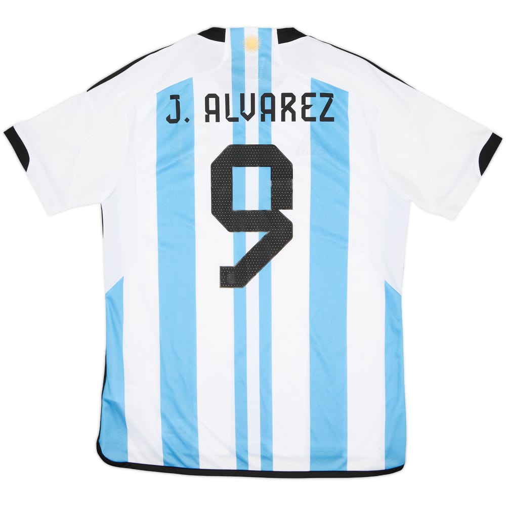 2022-23 Argentina Home Shirt J.Alvarez #9 (L)