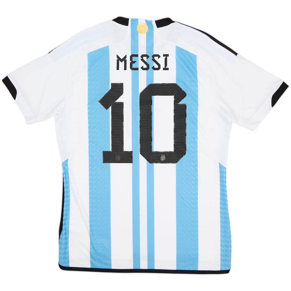 2022-23 Argentina Authentic Home Shirt Messi #10 (L)