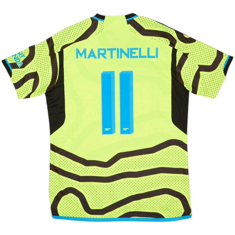 2023-24 Arsenal Authentic Away Shirt Martinelli #11 (L)