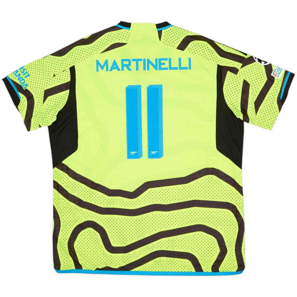 2023-24 Arsenal Authentic Away Shirt Martinelli #11 (XXL)