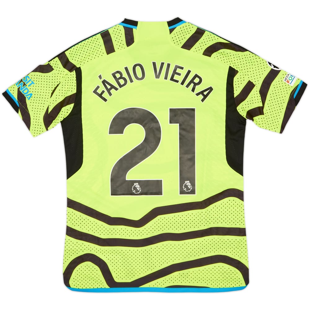2023-24 Arsenal Authentic Away Shirt Fabio Vieira #21 (M)