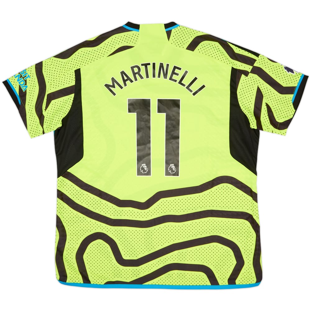 2023-24 Arsenal Authentic Away Shirt Martinelli #11 (XXL)