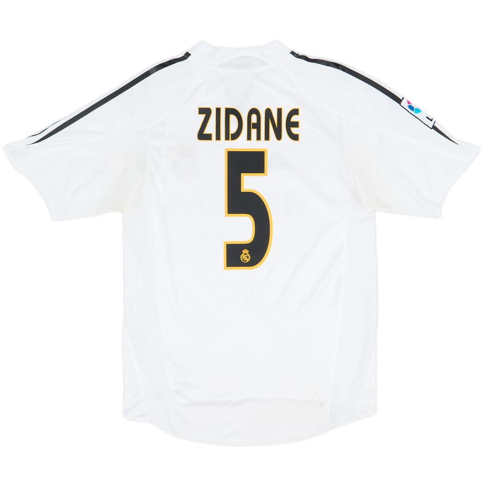 2004-05 Real Madrid Local Camiseta Zidane #5 - 6/10 - (S)