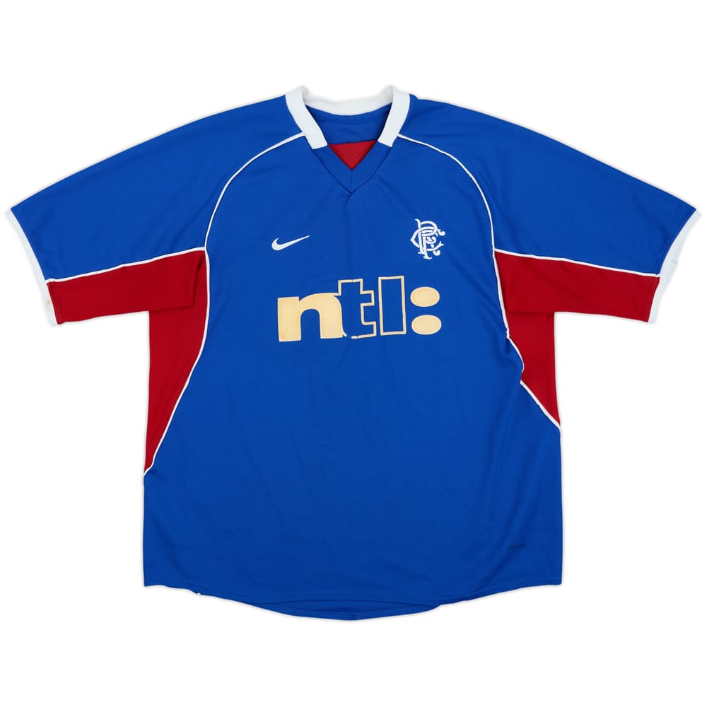 2001-02 Rangers Home Shirt - 6/10 - (M)