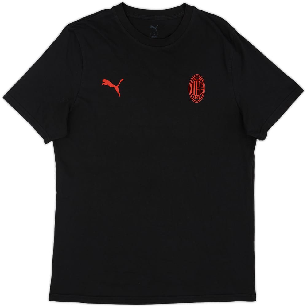 2019-20 AC Milan Puma Cotton Tee - 10/10 - (L)