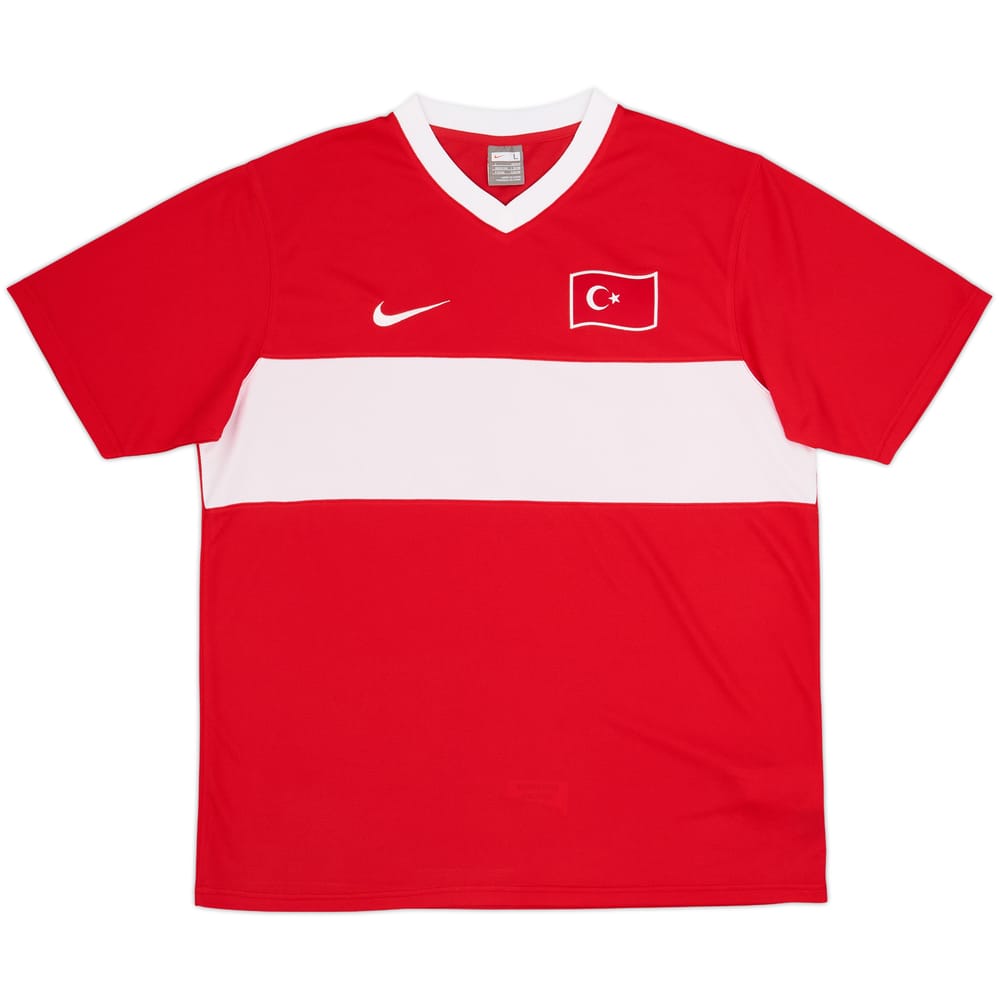 2008-10 Turkey Basic Home Shirt - 8/10 - (L)