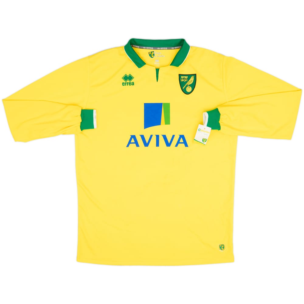 2012-13 Norwich Home L/S Shirt (4XL)