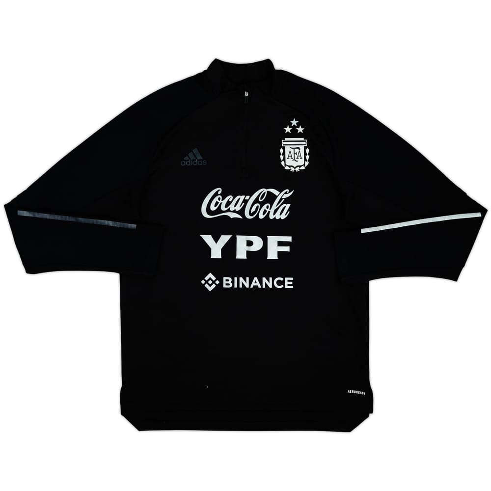 2021-22 Argentina Player Issue adidas 1/4 Zip Drill Top - 7/10 - (L)