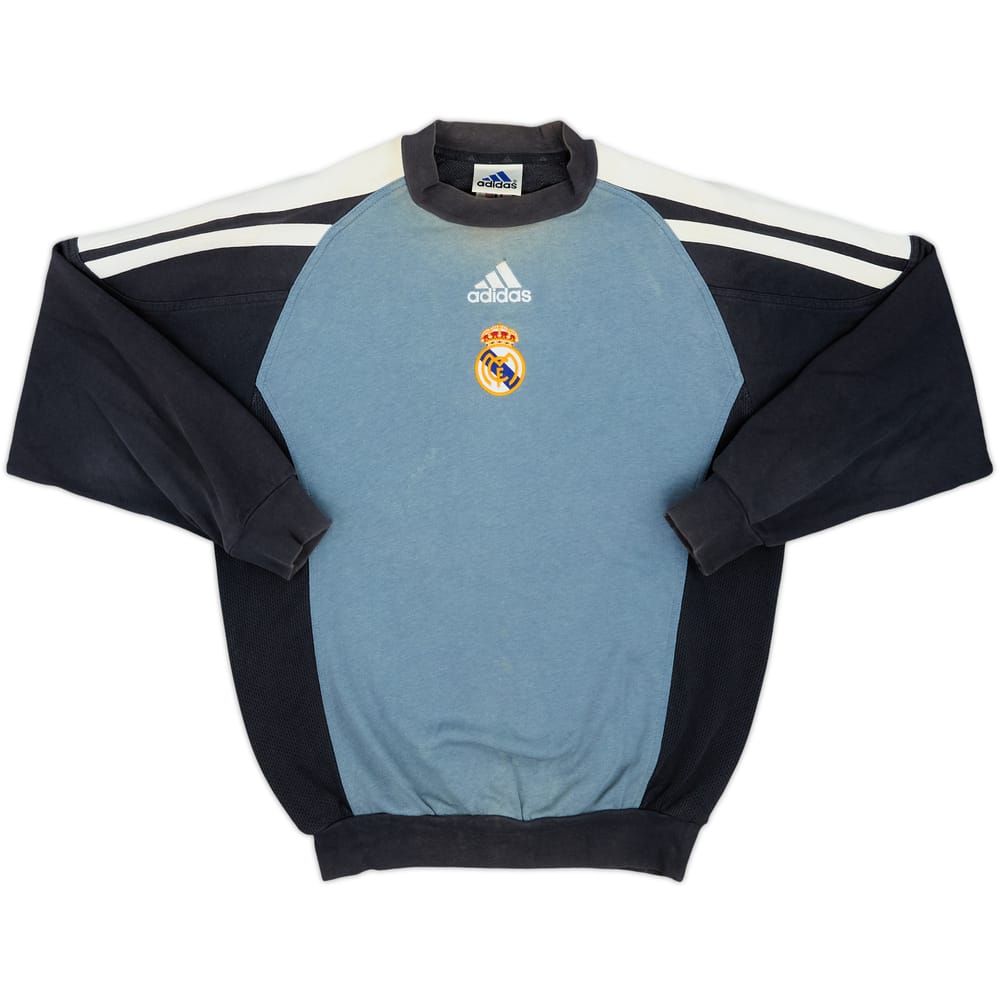 2001-02 Real Madrid adidas Sweat Top - 5/10 - (L.Boys)