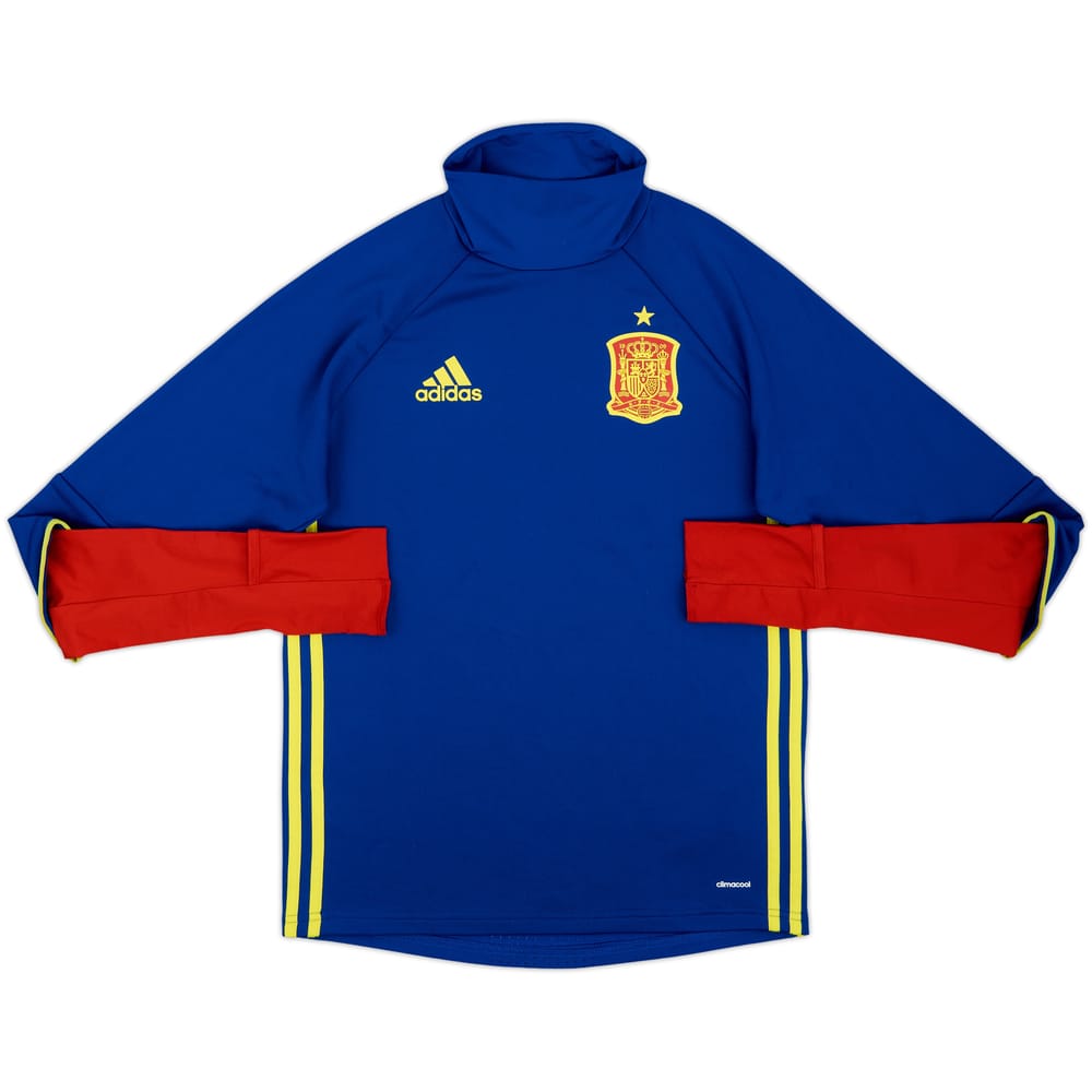 2016-18 Spain adidas Drill Top - 8/10 - (S)