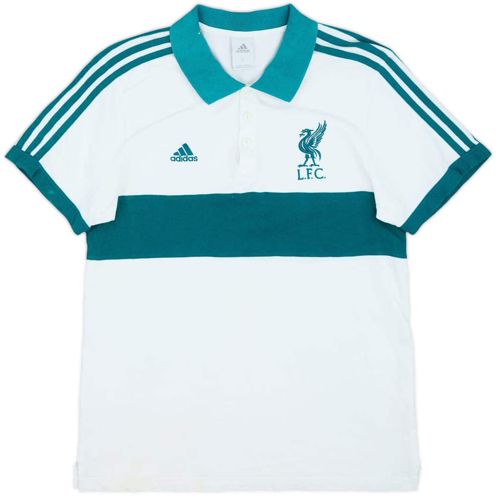 2008-09 Liverpool adidas Polo Shirt - 8/10 - (XL)