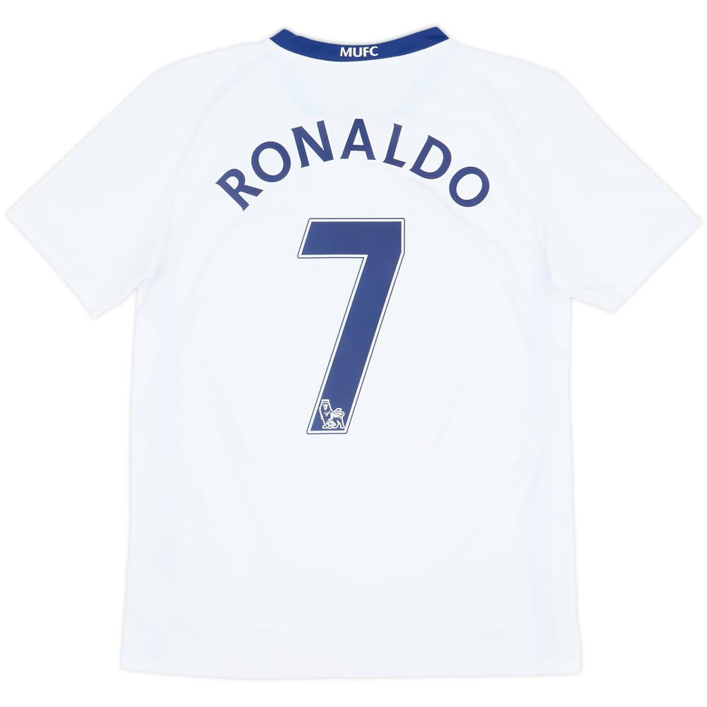2008-10 Manchester United Away Shirt Ronaldo #7 - 8/10 - (XL.Boys)