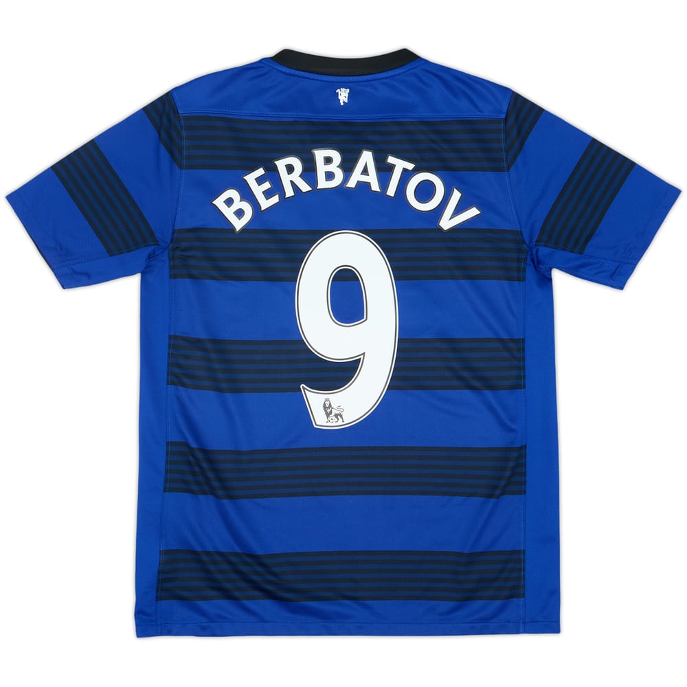 2011-13 Manchester United Away Shirt Berbatov #9 - 8/10 - (XL.Boys)