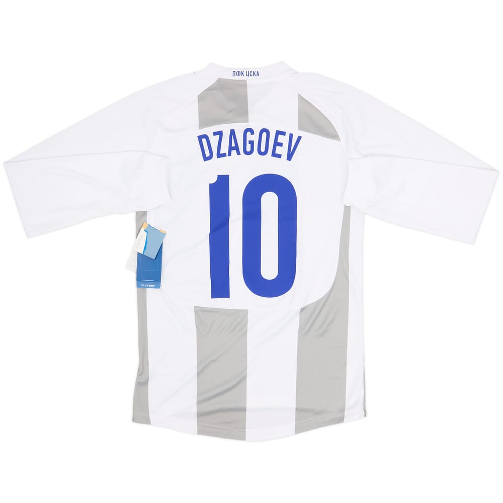 Camiseta de visitante europea de manga larga del CSKA Moscow 2011-12 Dzagoev #10 (S)