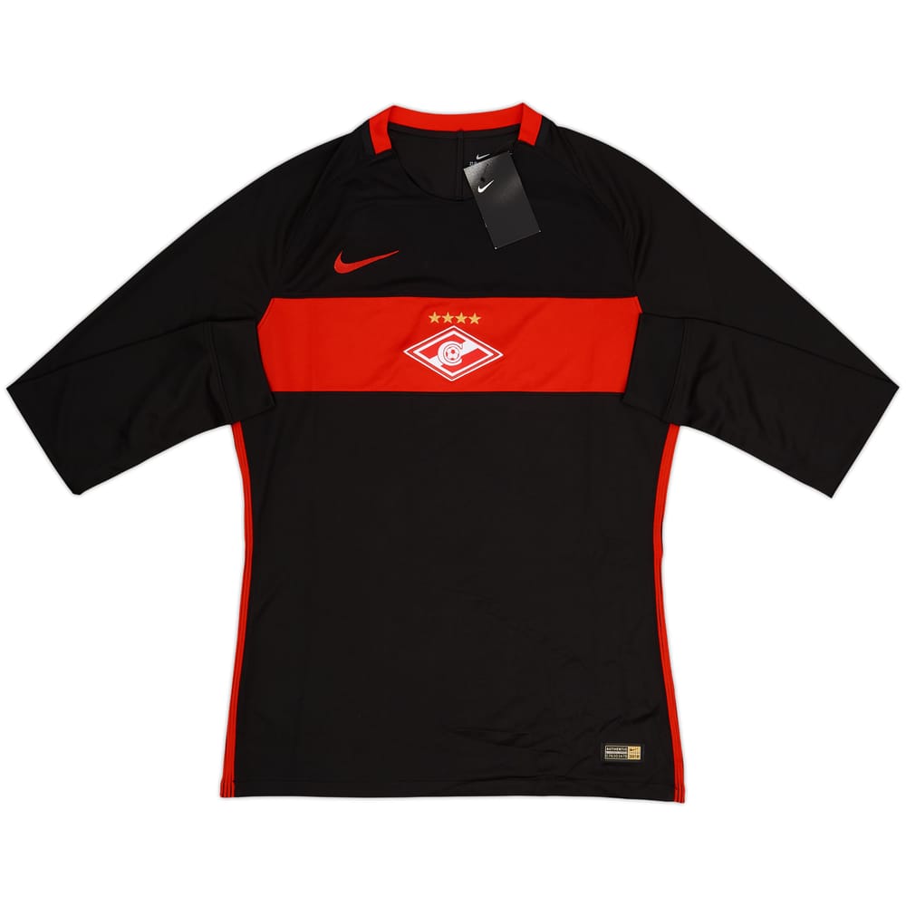 2016-17 Spartak Moscow Player Issue Away L/S Shirt (M)