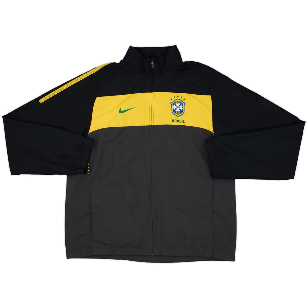 2010-11 Brazil Nike Track Jacket - 8/10 - (L)