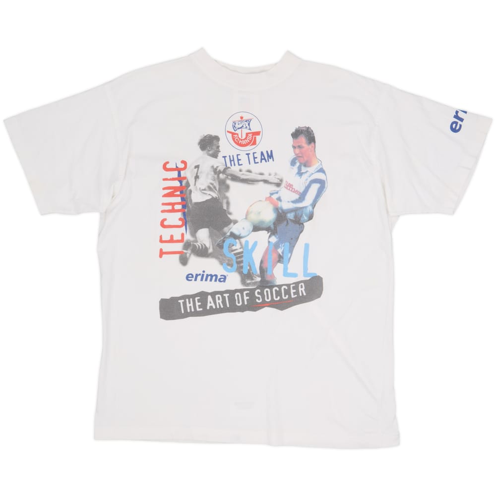 1995-96 Hansa Rostock Erima Graphic Tee - 9/10 - (M/L)