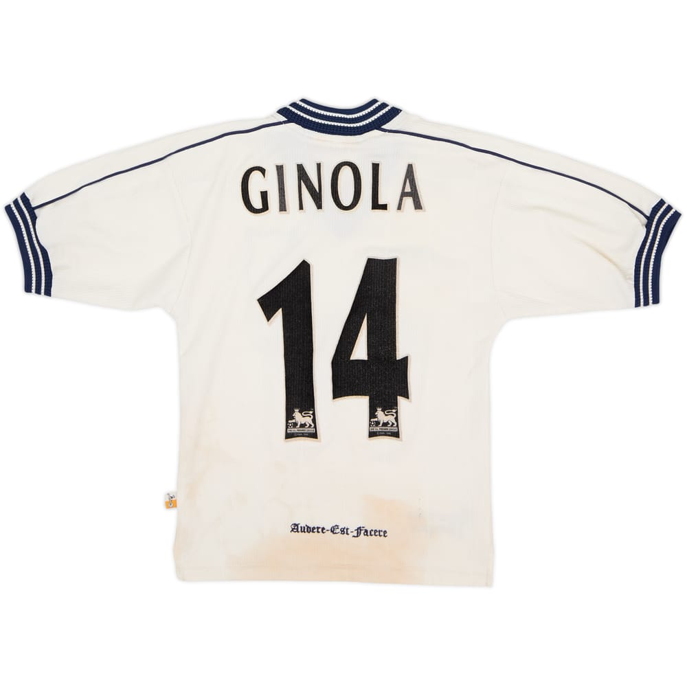1997-99 Tottenham Home Shirt Ginola #14 - 4/10 - (S.Boys)