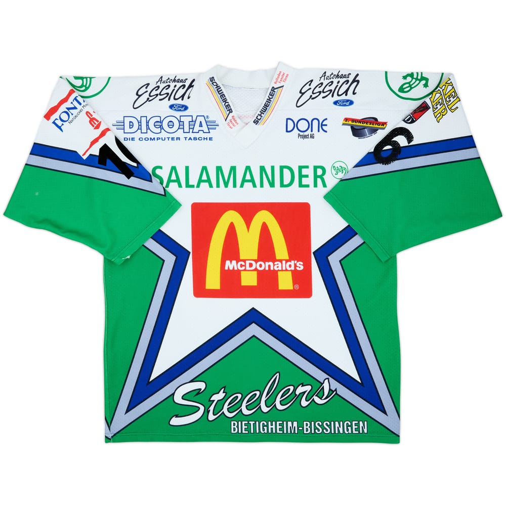 1999-00 SC Bietigheim-Bissingen Steelers Liebsch #16 ewald Home Jersey - 6/10 - (XXL)